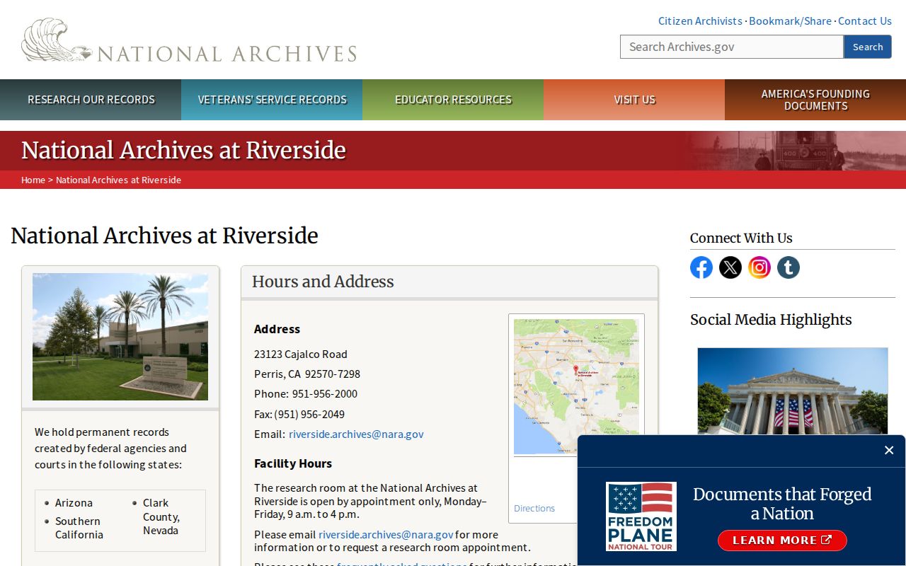 Santa Monica city directory census research at NARA Riverside