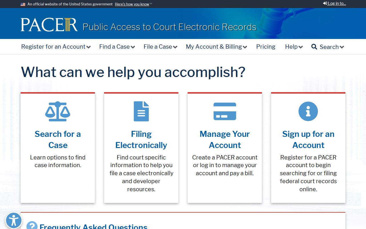 Santa Monica residents directory federal court records route