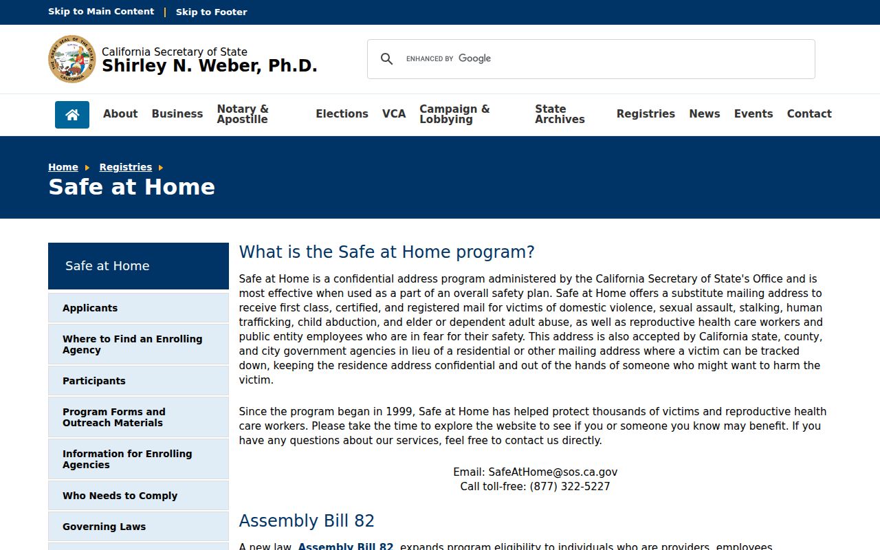 Santa Monica neighbors Safe at Home confidential address program